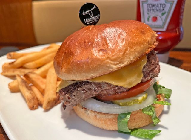 The Half-Pound Steakhouse Cheeseburger at LongHorn Steakhouse