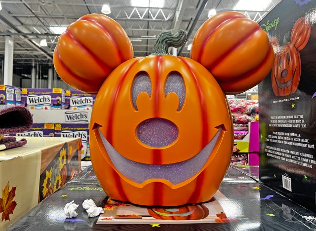 Disney Mickey Jack-O-Lantern decoration at Costco