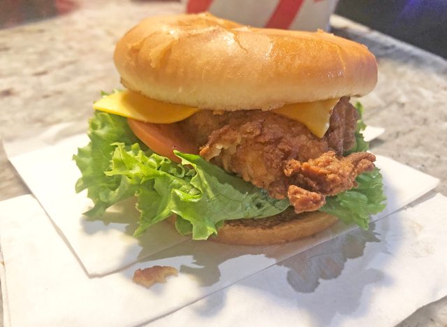 Deluxe sandwich from Chick-fil-A