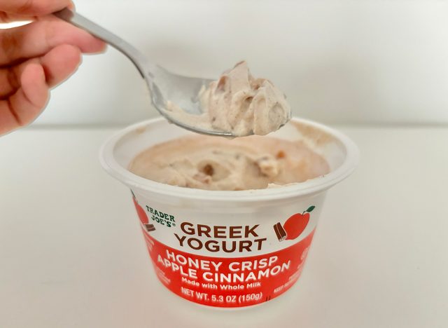 Trader Joe's Honey Crisp Apple Cinnamon Greek Yogurt