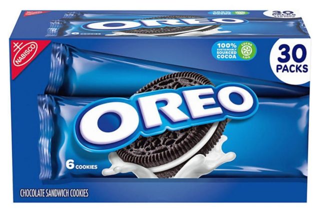 Oreo cookies box