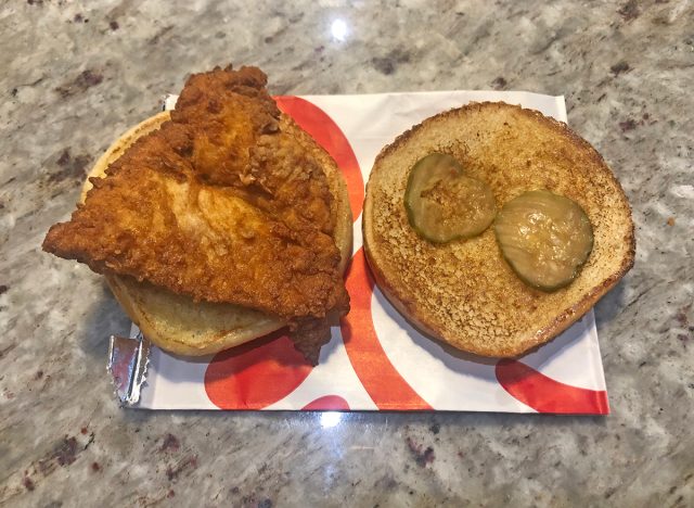 The original chicken sandwich from Chick-fil-A