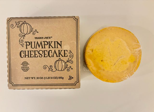 Trader Joe's Pumpkin Cheesecake