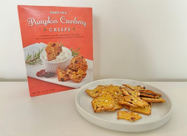 Pumpkin Cranberry Crisps from Trader Joe's