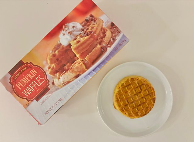 Trader Joe's Pumpkin Waffles