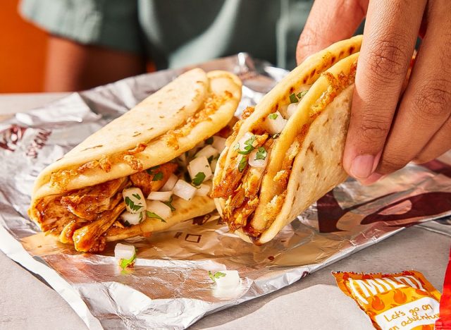 Taco Bell Chicken Al Pastor Street Chalupas