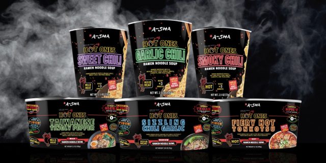 A-Sha Hot Ones Ramen Noodle Soups