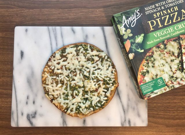 Amy's Spinach Pizza With Veggie Crust