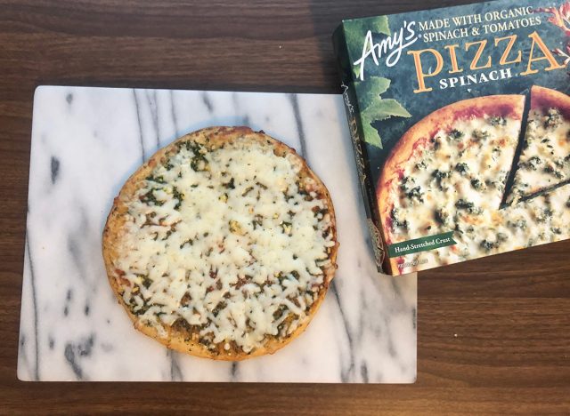 Amy's Spinach Pizza 