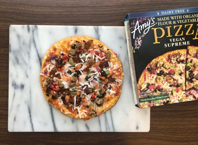 Amy's Vegan Supreme Pizza 