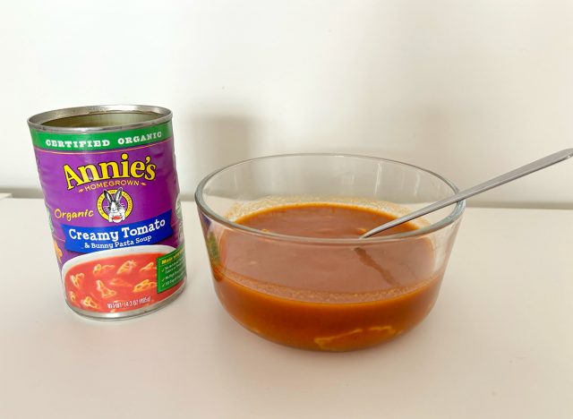 Annie's Creamy Tomato & Bunny Pasta Soup