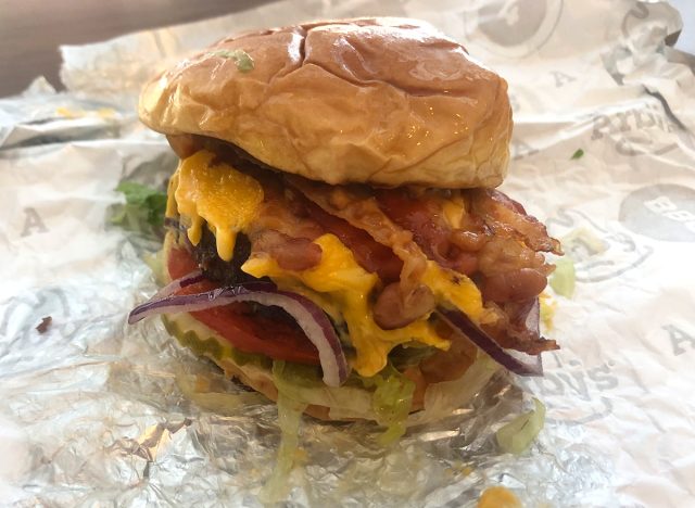 Arby's Double Big Cheesy Bacon Burger