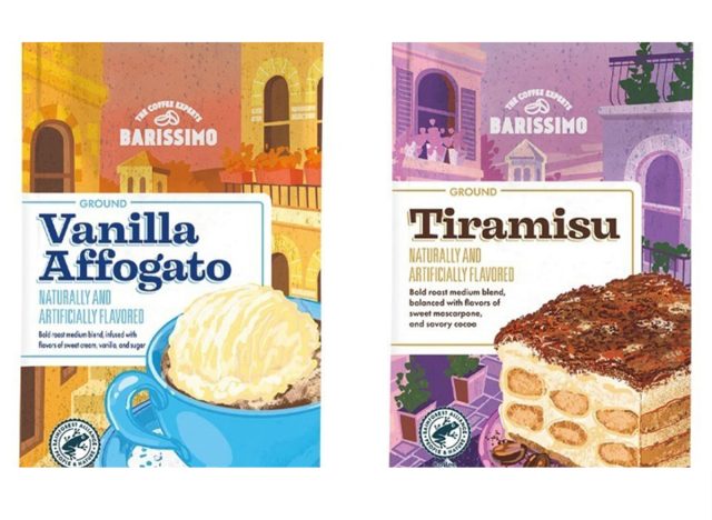 Barissimo Sweet Italy Coffee Vanilla Affogato or Tiramisu