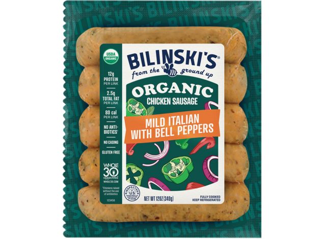 Bilinski's Organic Mild Italian with Bell Peppers