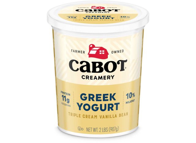 Cabot Creamery Triple Cream Vanilla Bean Greek Yogurt