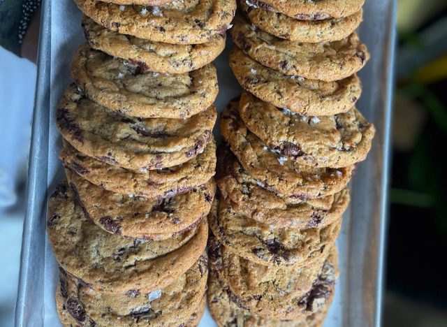 Cardinal's Sea Salt Chocolate Chip Cookies