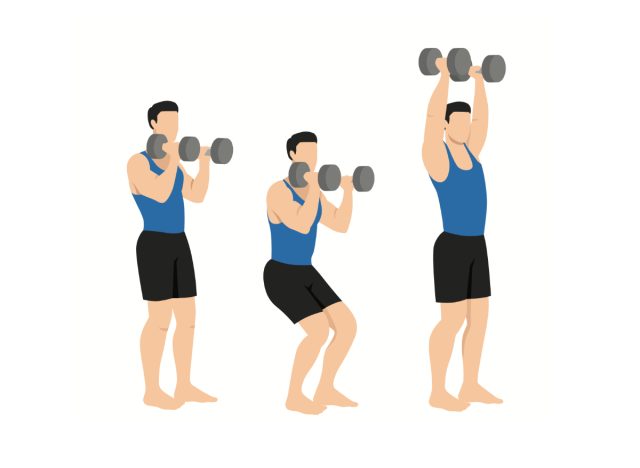 dumbbell push press