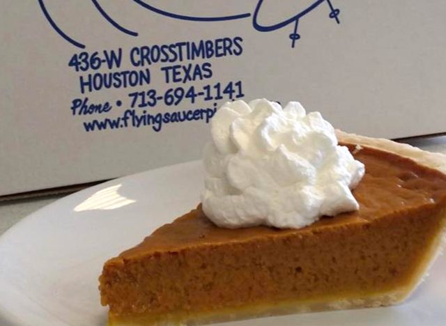 Pumpkin Pie - Flying Saucer Pie Company in Houston