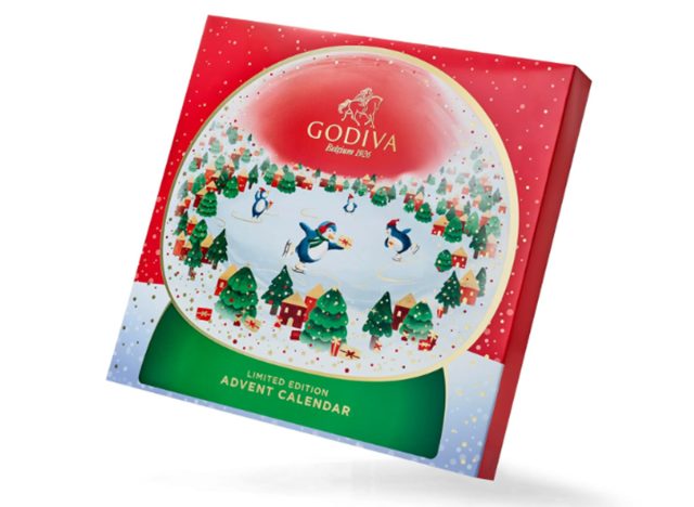 Godiva Chocolatier 2024 Deluxe Snowglobe Advent Calendar