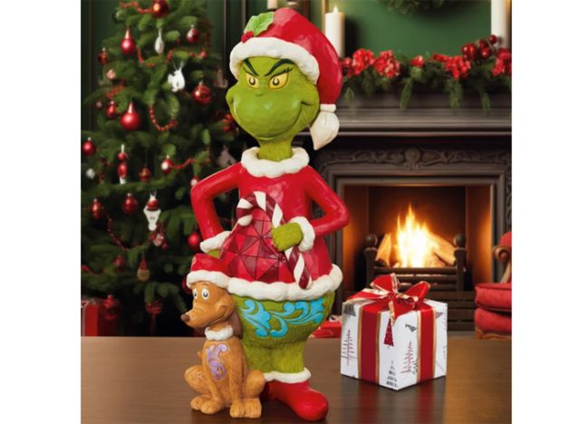 Holiday Grinch and Max Statue by Jim Shore