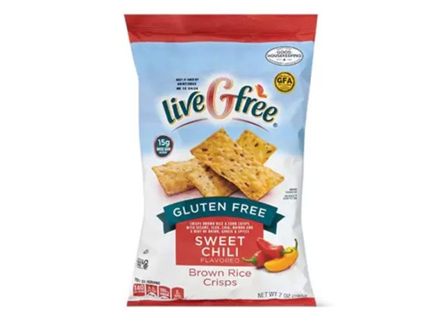 liveGfree Brown rice chips with sweet chili