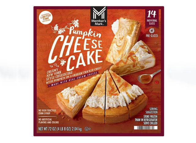 Member's Mark Pumpkin Cheesecake 