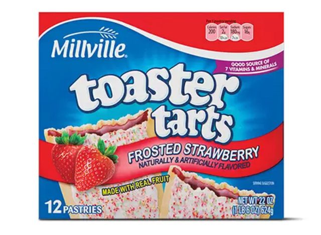 Millville Frozen Strawberry Toast Tarts