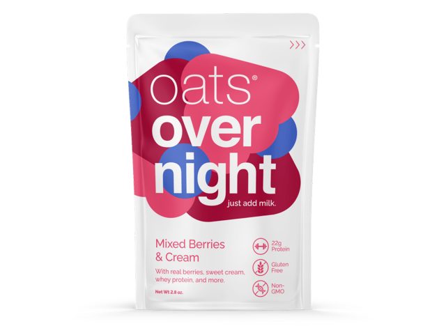 Oats Overnight Mixed Berries and Cream