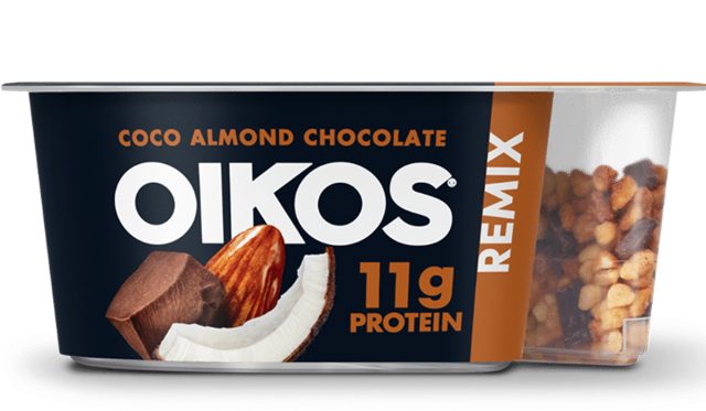 Oikos Remix Coco Almond Chocolate Nonfat Greek Yogurt