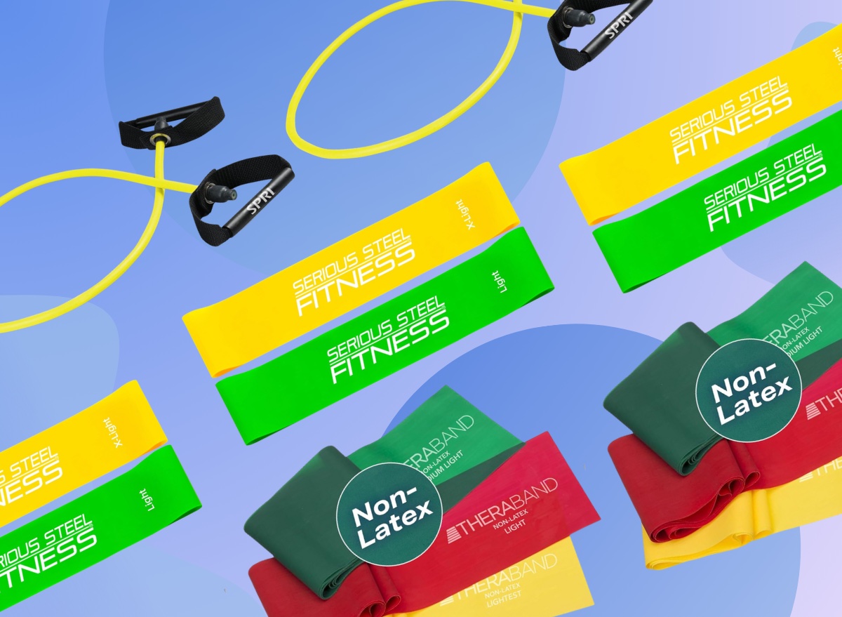 design of resistance band sets on Amazon