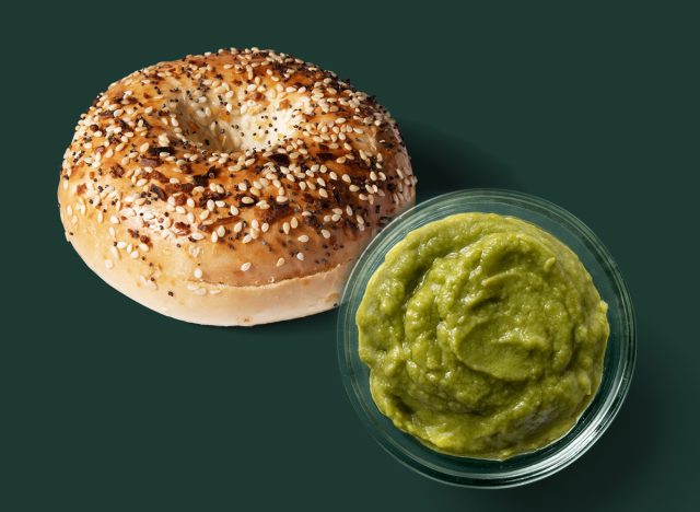 Starbucks Everything Bagel With Avocado Spread