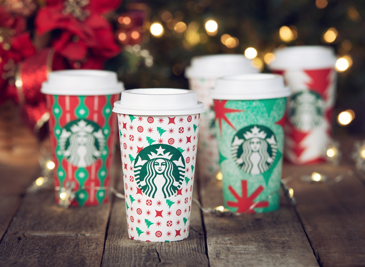 Starbucks holiday cups