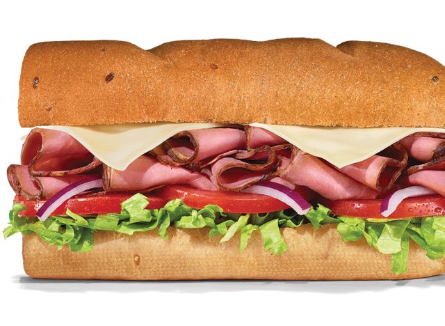 subway 6-inch Roast Beef Sandwich