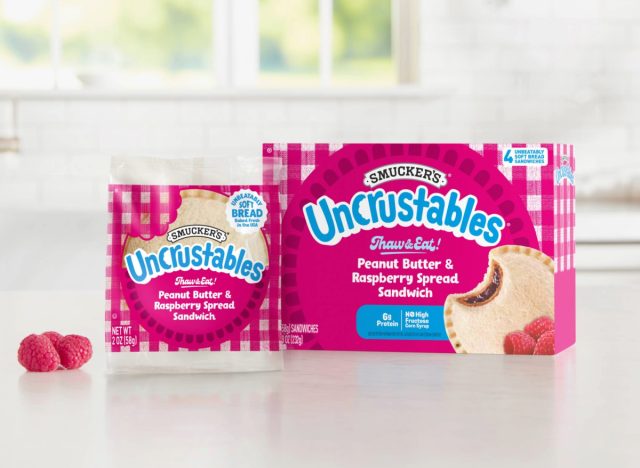 Uncrustables Peanut Butter & Raspberry Spread Sandwiches