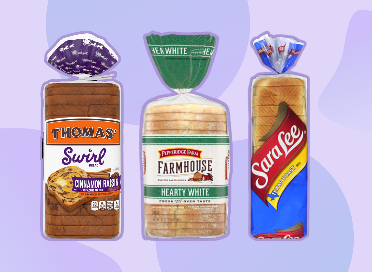 The 10 Unhealthiest Breads On Grocery Shelves