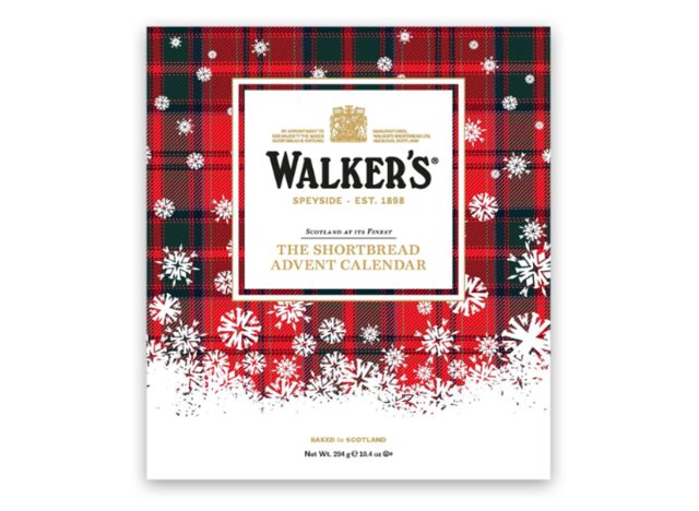 Walker's Advent Calendar with Shortbread Cookies from Scotland