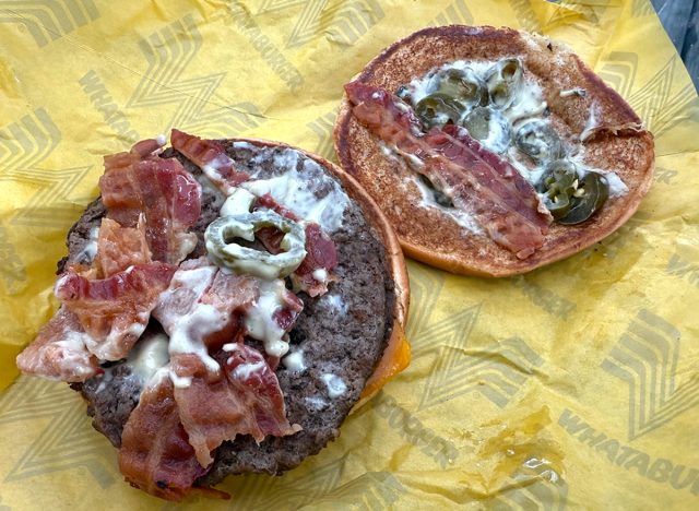 Bacon Blaze Jalapeno Double Whataburger 