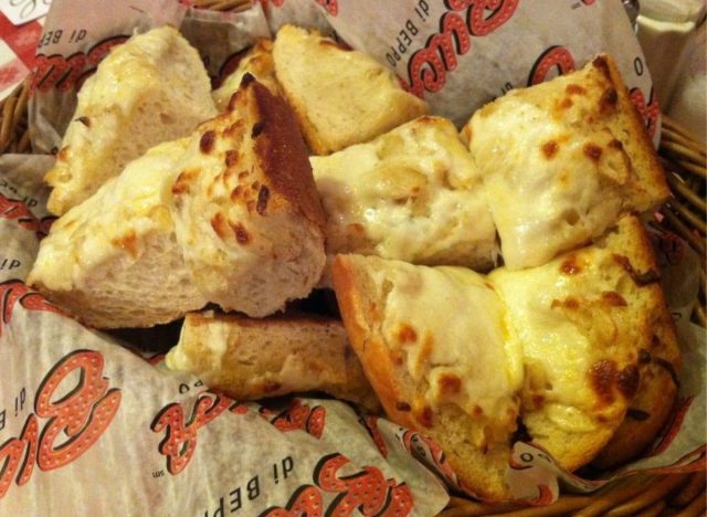 Buca Di Beppo Mozzarella Garlic Bread