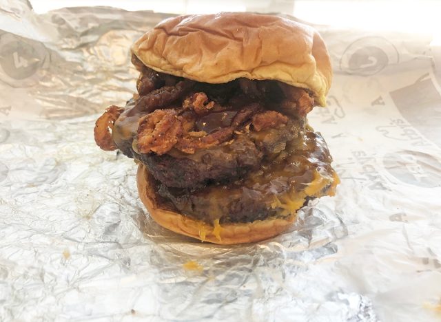 Arby's Double BBQ Bacon Burger