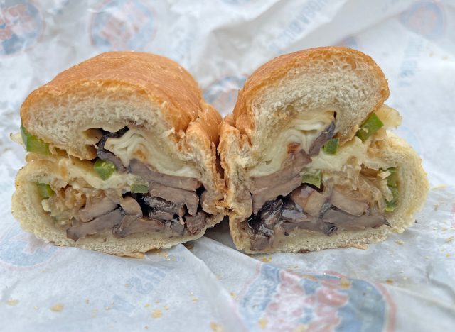 Grilled Portabella Mushroom & Swiss sub from Jersey Mike's