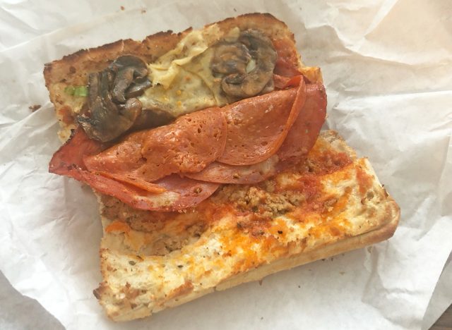 Pizza Melt sub at Potbelly