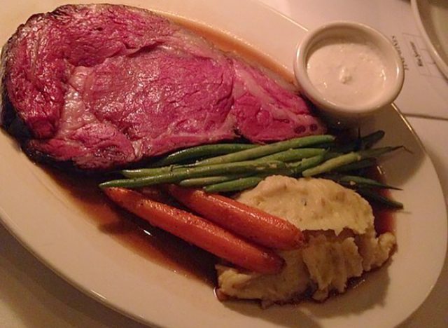 Prime Rib at 801 Chophouse