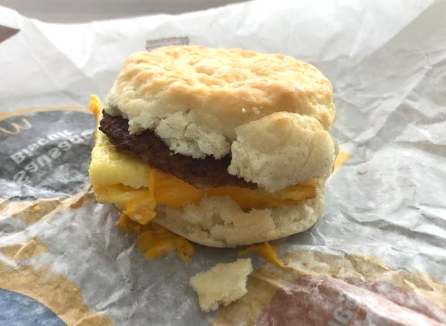 McDonald's Sausage, Egg & Cheese Biscuit