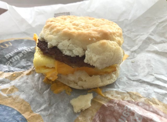 McDonald's Steak, Egg & Cheese Biscuit