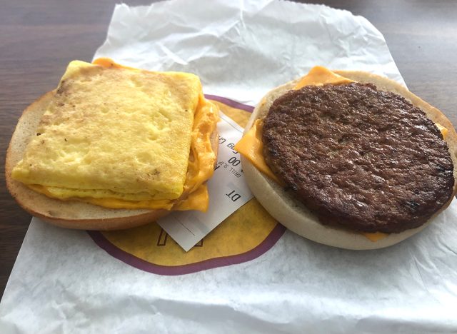 McDonald's Sausage, Egg & Cheese Bagel