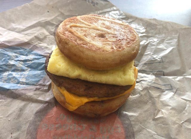 McDonald's Sausage, Egg & Cheese McGriddle