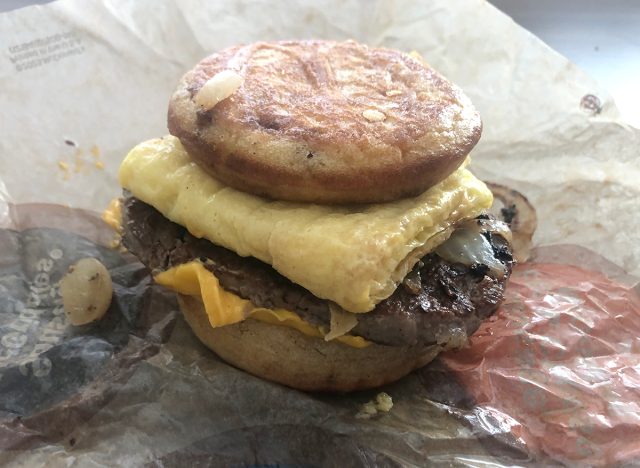 McDonald's Steak, Egg & Cheese McGriddle