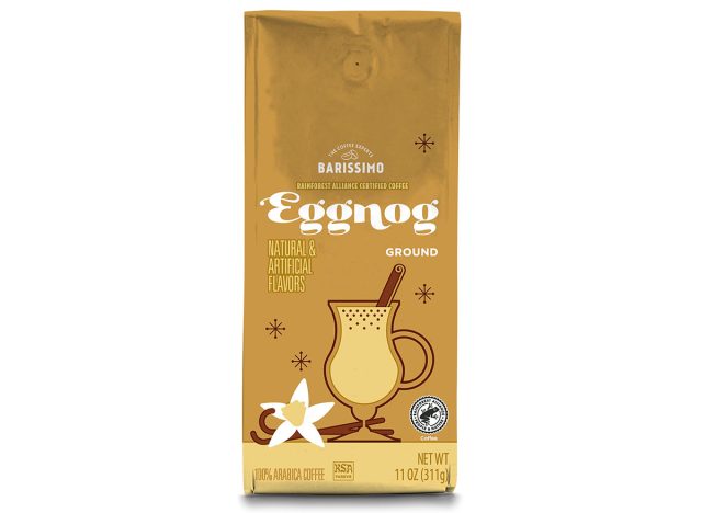 Barissimo Eggnog or Gingerbread Ground Coffee