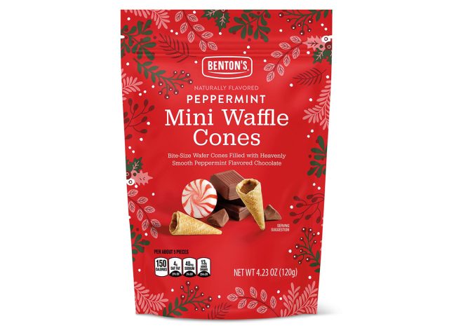 Benton's Mini Waffle Cones Hazelnut or Peppermint