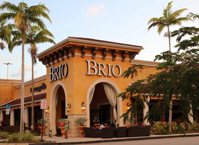 brio italian grille restaurant exterior